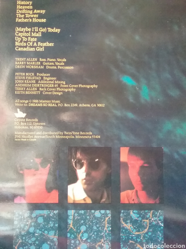 Discos de vinilo: DREAMS SO REAL 1986 COYOTE RECORDS - Foto 2