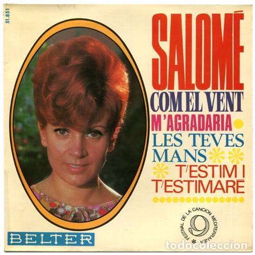 Discos de vinilo: Com El Vent / Les Teves Mans - Salom&eacute; (2) - Foto 1