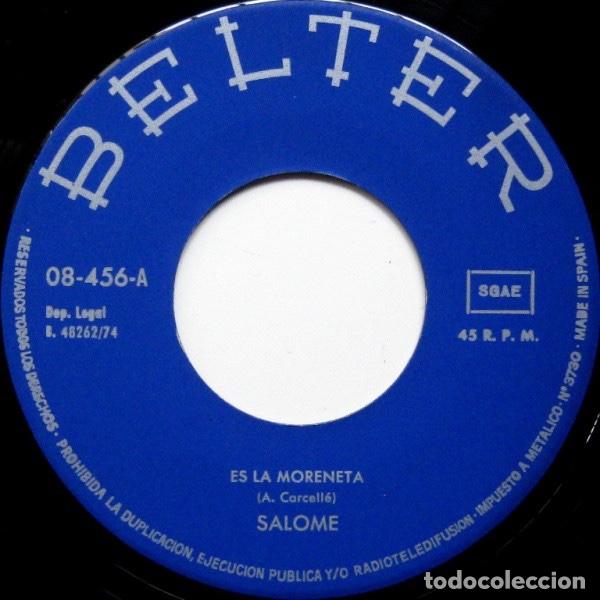 Discos de vinilo: Es La Moreneta / Les Fulles Seques - Salom&eacute; (2) - Foto 4