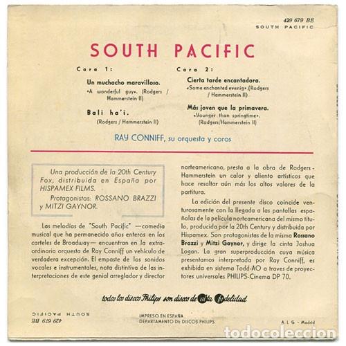 Discos de vinilo: South Pacific - Ray Conniff And His Orchestra & Chorus - Foto 2