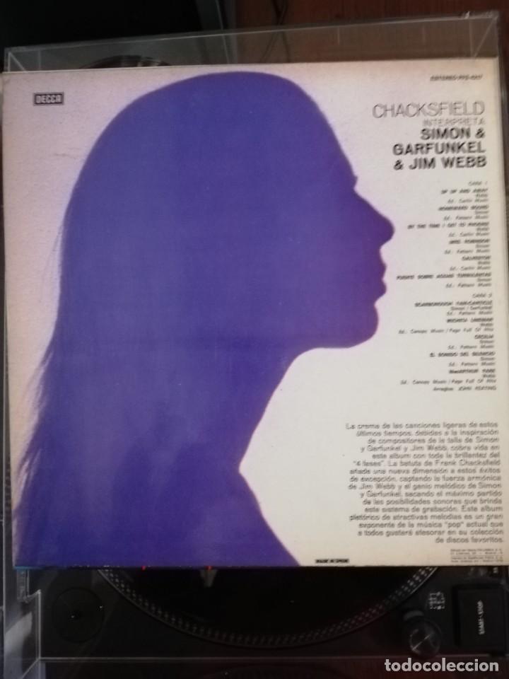 Discos de vinilo: Chacksfield interpreta a Simon & Garfunkel & Jim Webb LP vinilo - Foto 2