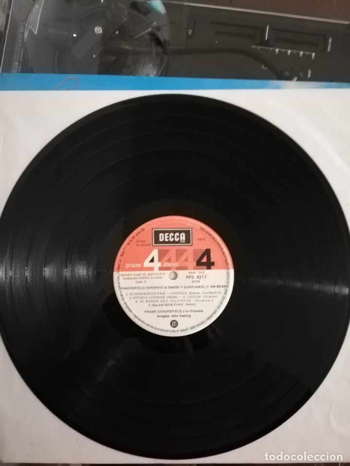 Discos de vinilo: Chacksfield interpreta a Simon & Garfunkel & Jim Webb LP vinilo - Foto 4