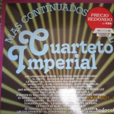 Discos de vinilo: CUARTETO IMPERIAL - MAS CONTINUADOS LP - ORIGINAL ESPAÑOL - CBS RECORDS 1980 - MUY NUEVO (5). Lote 233301055