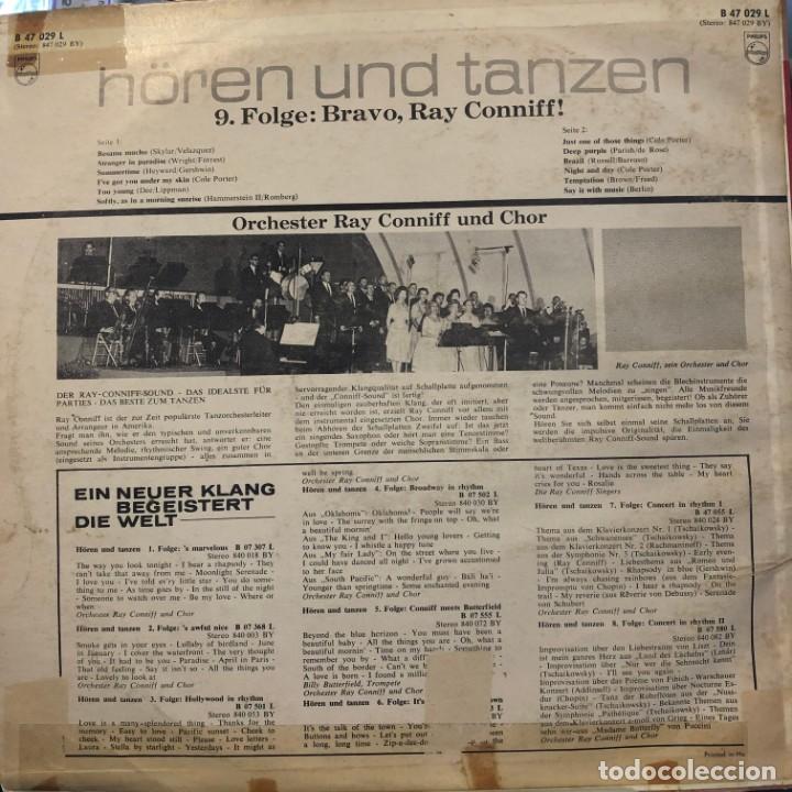 Discos de vinilo: LP alem&aacute;n de Ray Conniff, su Orquesta y Coro a&ntilde;o 1960 - Foto 2