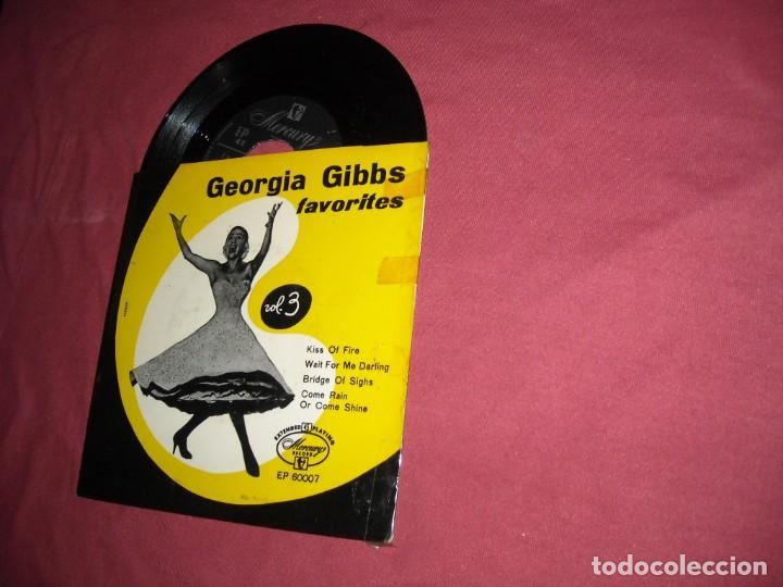 Vinyl-Schallplatten: GEORGIA GIBBS EP FAVORITES MERCURY ITALY