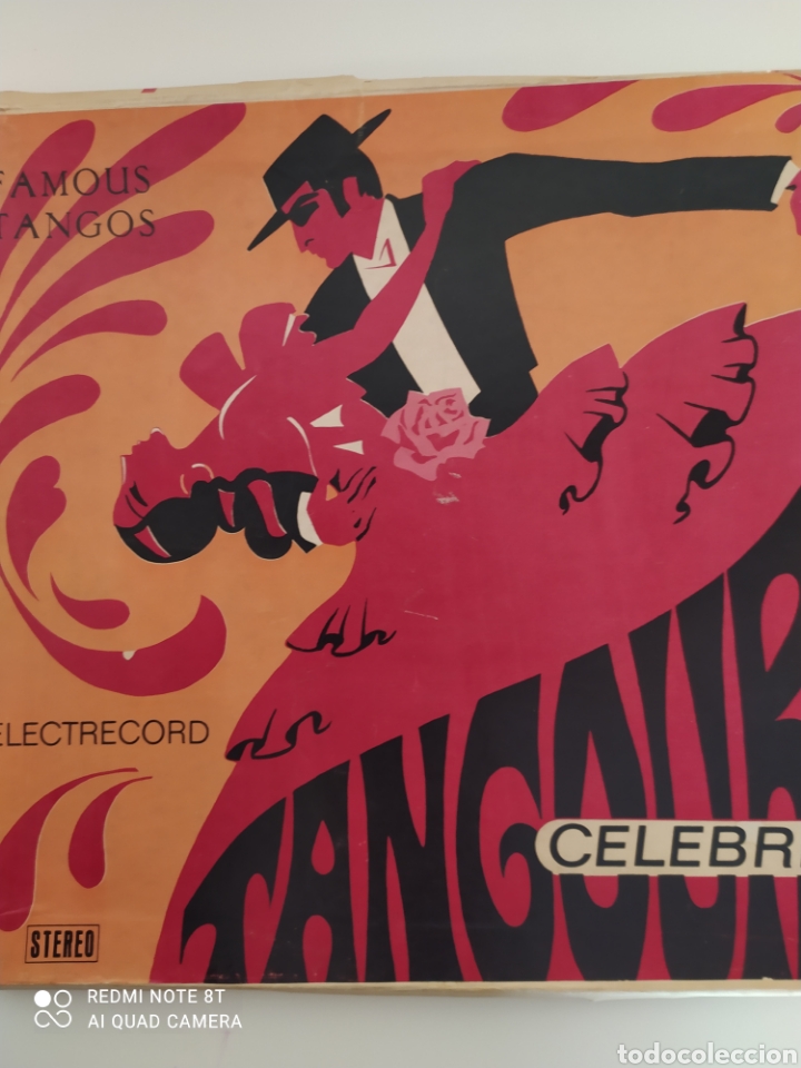 Discos de vinilo: FAMOUS TANGOS C&Eacute;LEBRE ELECTROCORD - Foto 1