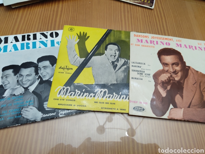 Discos de vinilo: Lote de 3 singles de vinilo de MARINO MARINI - Foto 1