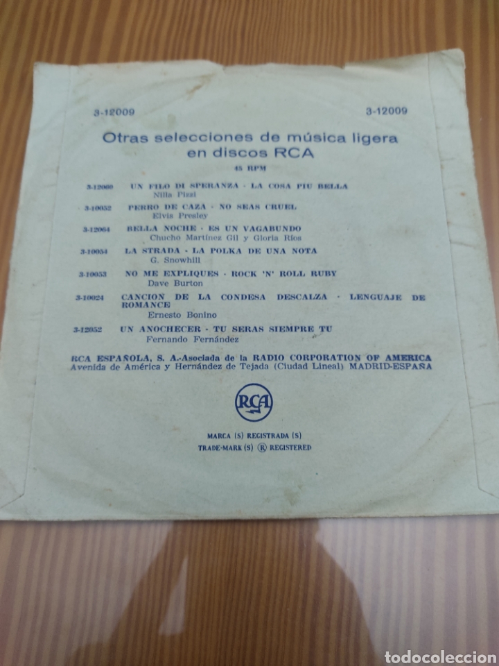 Discos de vinilo: Disco vinilo single LOS TRES DIAMANTES - Foto 2