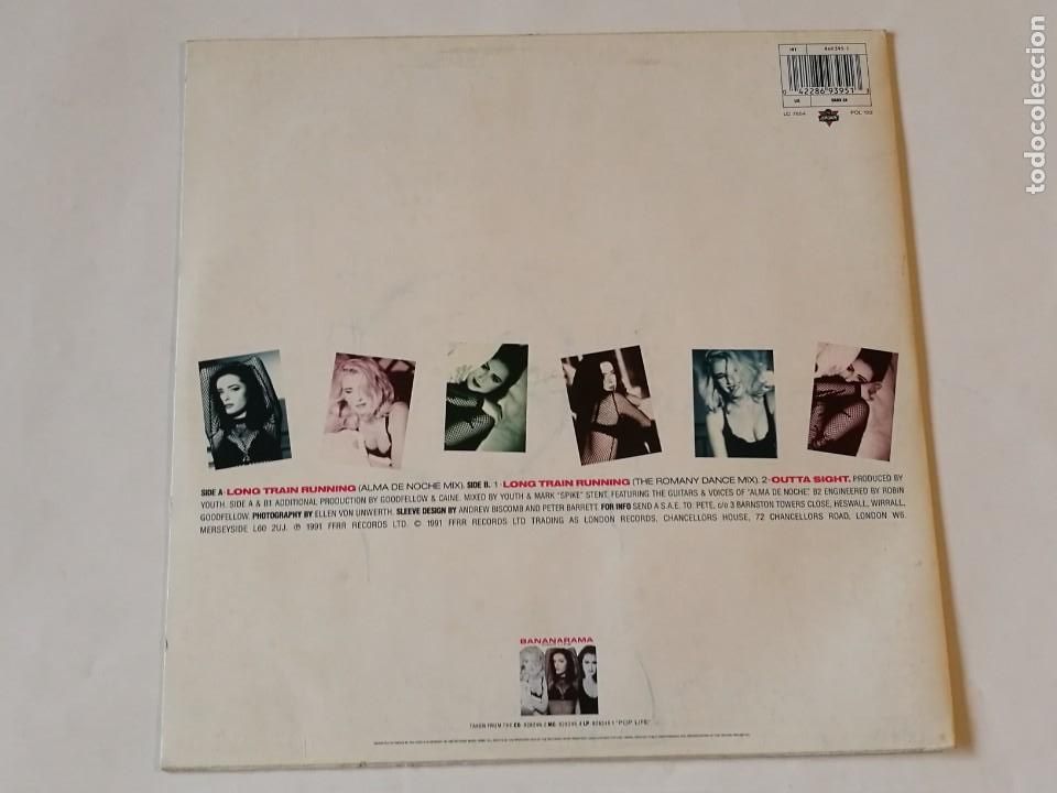 Discos de vinilo: Bananarama - Long Train Running - 1991 - Foto 2
