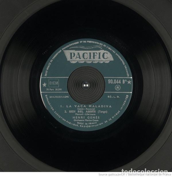 Discos de vinilo: La Vaca Maladiva - Henri G&eacute;n&egrave;s - Foto 3