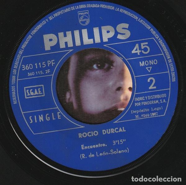 Discos de vinilo: Mi Amigo / Encuentro - Roc&iacute;o D&uacute;rcal - Foto 2