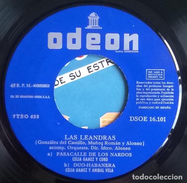 Discos de vinilo: Las Leandras - Celia G&aacute;mez - Foto 3