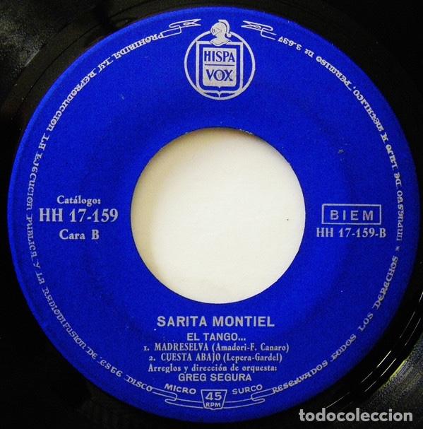 Discos de vinilo: El Tango... Vol. 1 - Sara Montiel - Foto 4