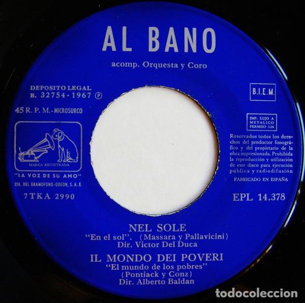 Discos de vinilo: Nel Sole - Al Bano Carrisi - Foto 4