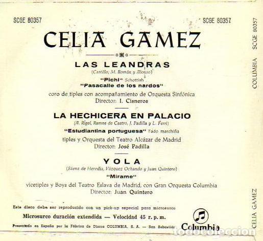 Discos de vinilo: Las Leandras - Celia G&aacute;mez - Foto 2