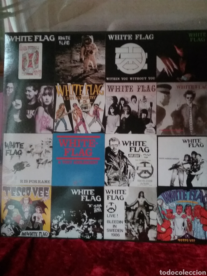 Discos de vinilo: WHITE FLAG 1993 MUNSTER RECODS - Foto 2