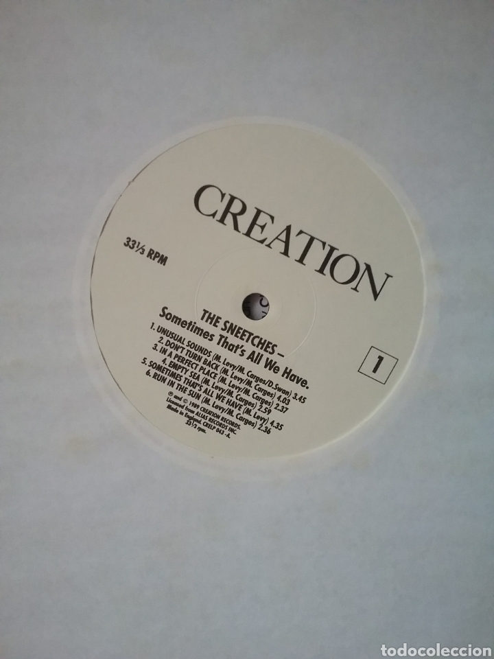 Discos de vinilo: THE SNEETCHES 1989 ALIAS RECORDS - Foto 3