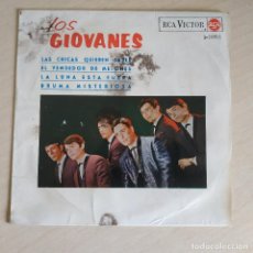 Discos de vinilo: LOS GIOVANES - LAS CHICAS QUIEREN SABER / EL VENDEDOR DE MELONES +2 MUY RARO EP ESPAÑOL DE 1965