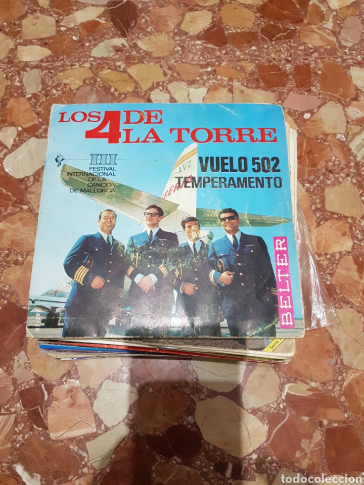 Discos de vinilo: Los 4 de la torre vuelo 502 temperamento - Foto 1