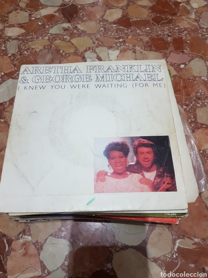 Discos de vinilo: Aretha franklin & george michael - Foto 1