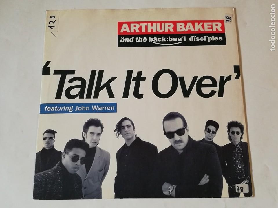 Discos de vinilo: Arthur Baker And The Backbeat Disciples - Talk It Over - 1989 - Foto 1