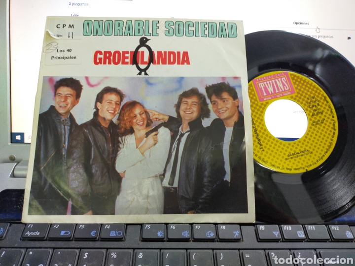 Vinyl-Schallplatten: La Honorable sociedad single Groenlandia 1987