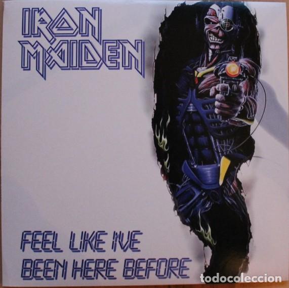 Discos de vinilo: Iron Maiden &lrm;&ndash; Feel Like I've Been Here Before -3 LP/Purple-
