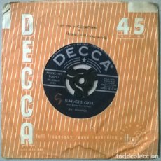 Discos de vinilo: PAT SHANNON. SUMMER'S OVER/ WE FOUND LOVE. DECCA, USA 1958 SINGLE