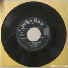 Discos de vinilo: EDDIE PALACE & THE HERBERT BROS. KANGAROO/ OPEN YOUR HEART. JUKE BOX, USA 1957 SINGLE