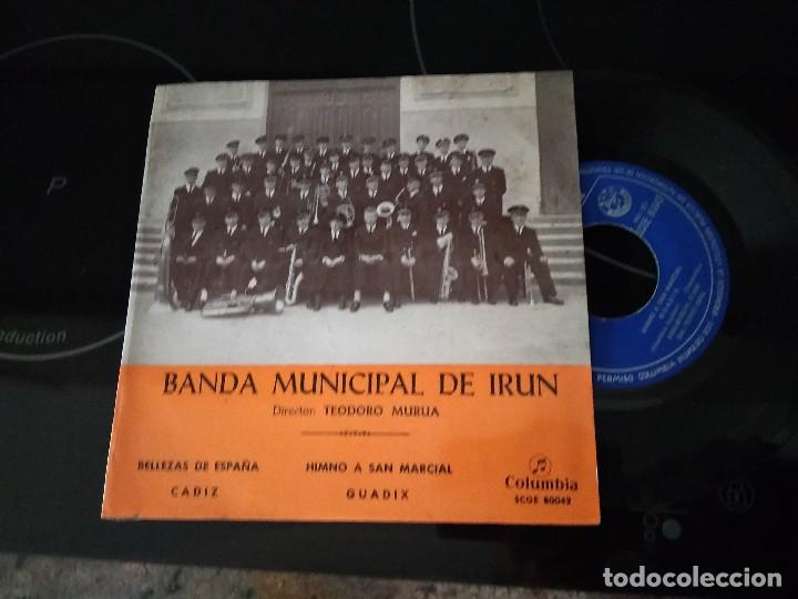 BANDA MUNICIPAL DE IRUN / HIMNO A SAN MARCIAL / EP 45 RPM / COLUMBIA 1969 (Música - Discos de Vinilo - EPs - Clásica, Ópera, Zarzuela y Marchas	)