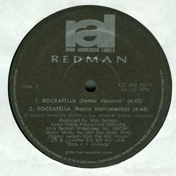 redman - rockafella - vinilo - Comprar Discos Maxi Single Vinis