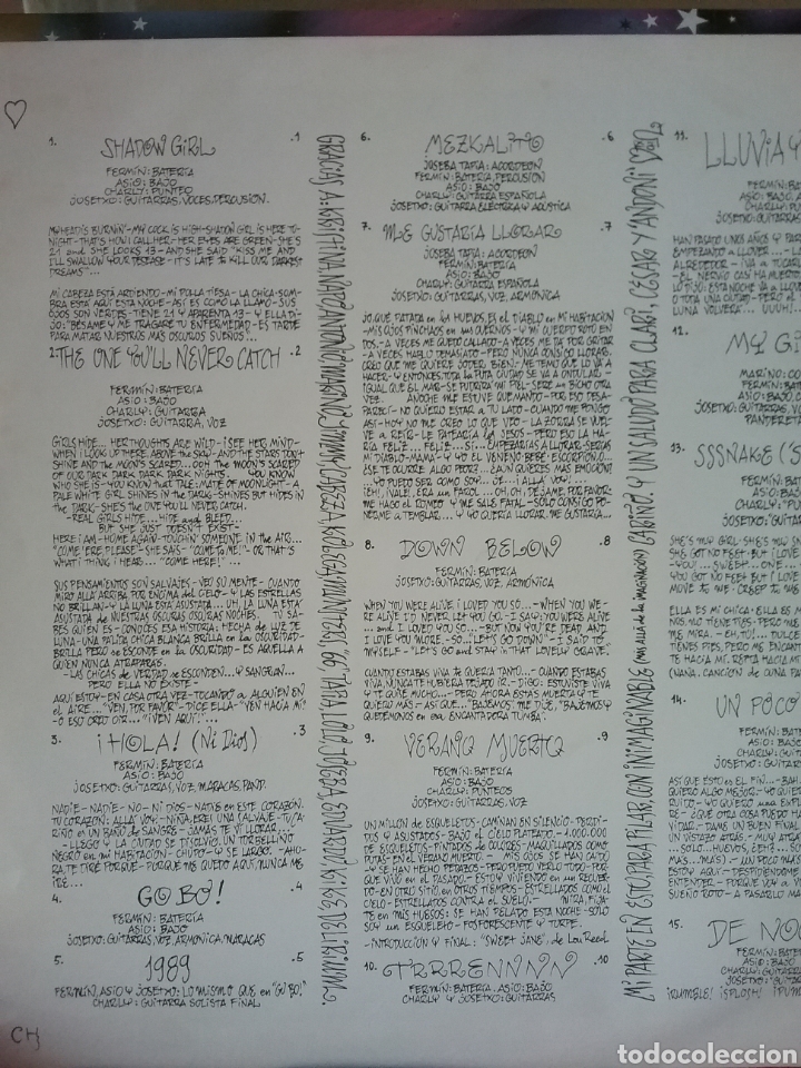 Discos de vinilo: LOS BICHOS 1989 OIHUKA RECORDS - Foto 4