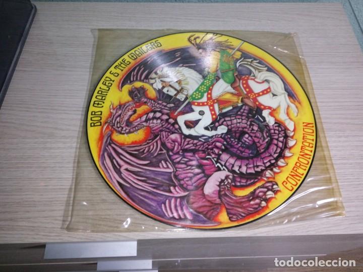 Discos de vinilo: Picture Record Bob Marley - Confrontation - Foto 1