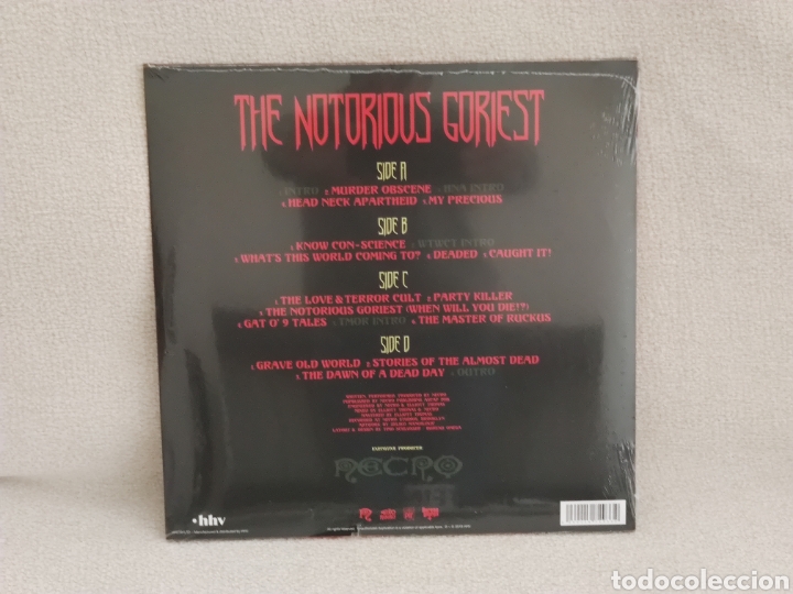 Discos de vinilo: Necro - The Notorious Goriest 2LP Edici&oacute;n Limitada - Foto 2