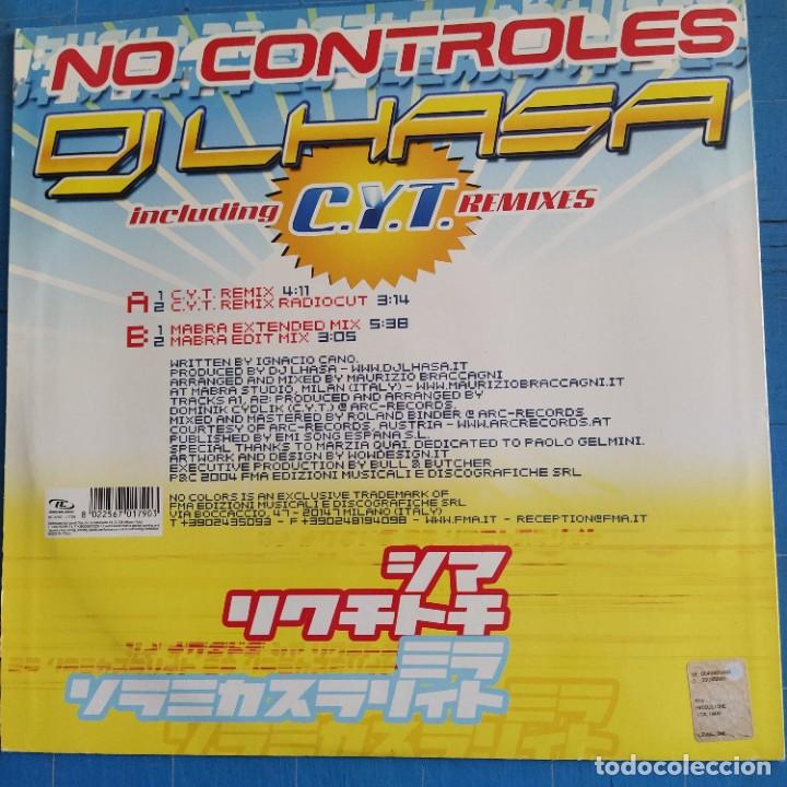 Discos de vinilo: DJ Lhasa - No Controles (Remixes) (12”) (No Colors) NC 22567-0179/0 - Foto 2 - 233866605