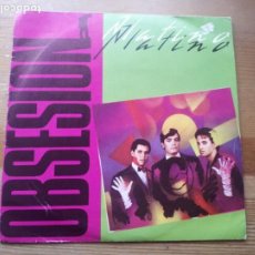 Discos de vinilo: PLATINO - OBSESION, OBSESION INSTRUMENTAL - SINGLE EMI ESPAÑA 1983. Lote 233886740