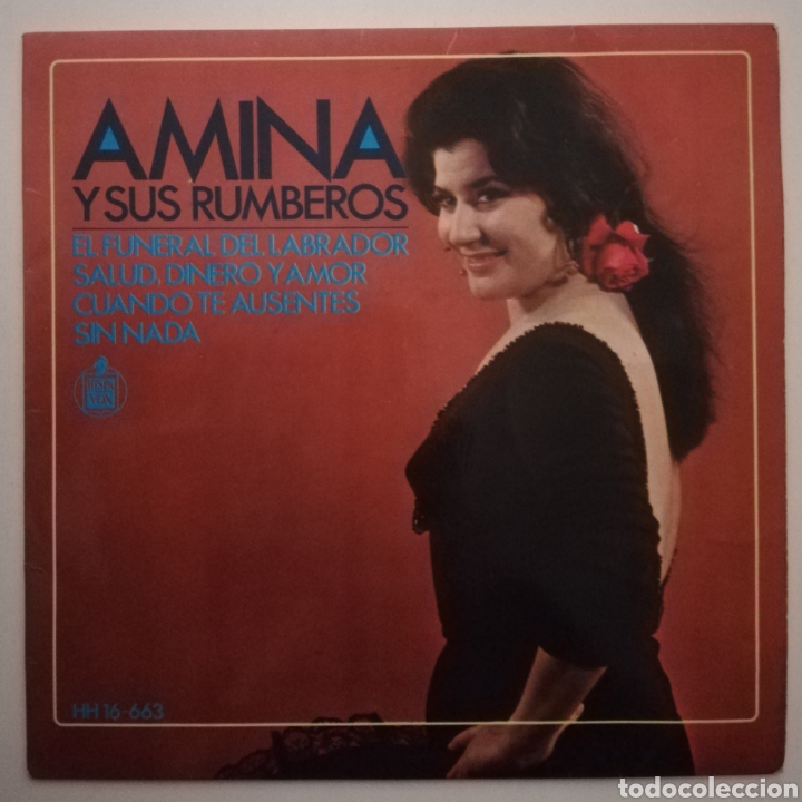 Discos de vinilo: Amina - El funeral del labrador (EP) 1968 - Foto 1