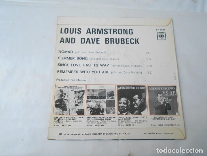 Discos de vinilo: vinilo de louis armstrong and brubeck - Foto 2