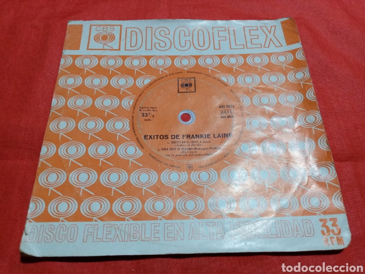 Discos de vinilo: Discoflex CBS - &Eacute;xitos de Frankie Laine - single 1963 - Foto 1