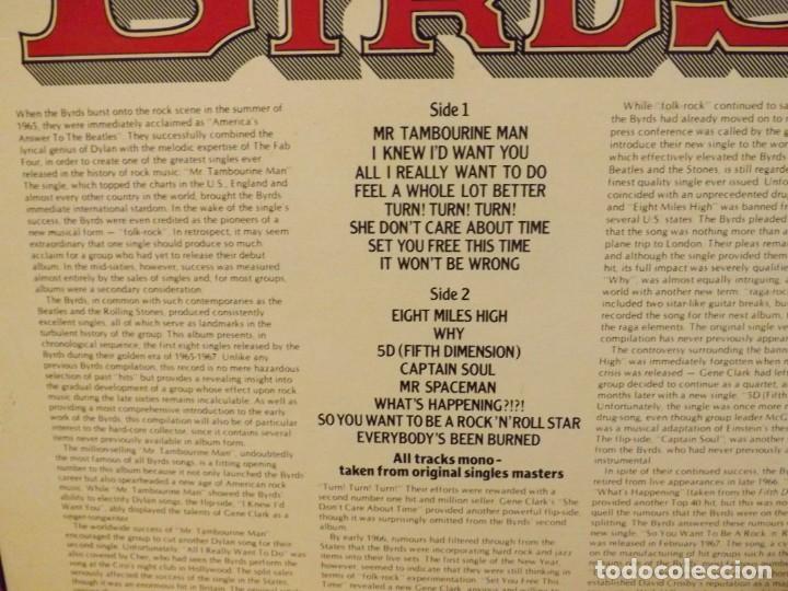 Discos de vinilo: THE BYRDS ---- ORIGINAL SINGLES VOL. 1 - Foto 2
