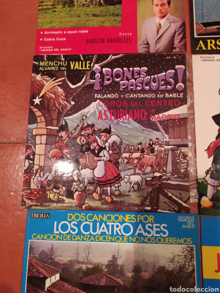 Discos de vinilo: Amigos del Bable. Menchu del Valle - Foto 3