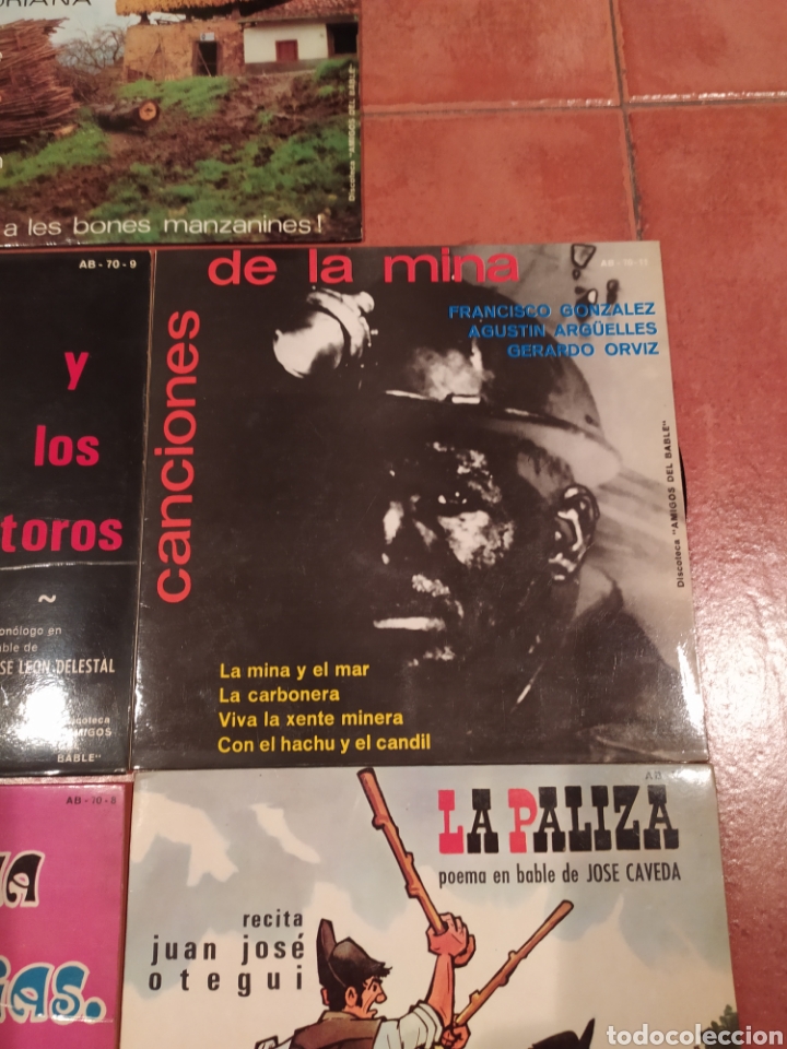 Discos de vinilo: Amigos del Bable. Menchu del Valle - Foto 4