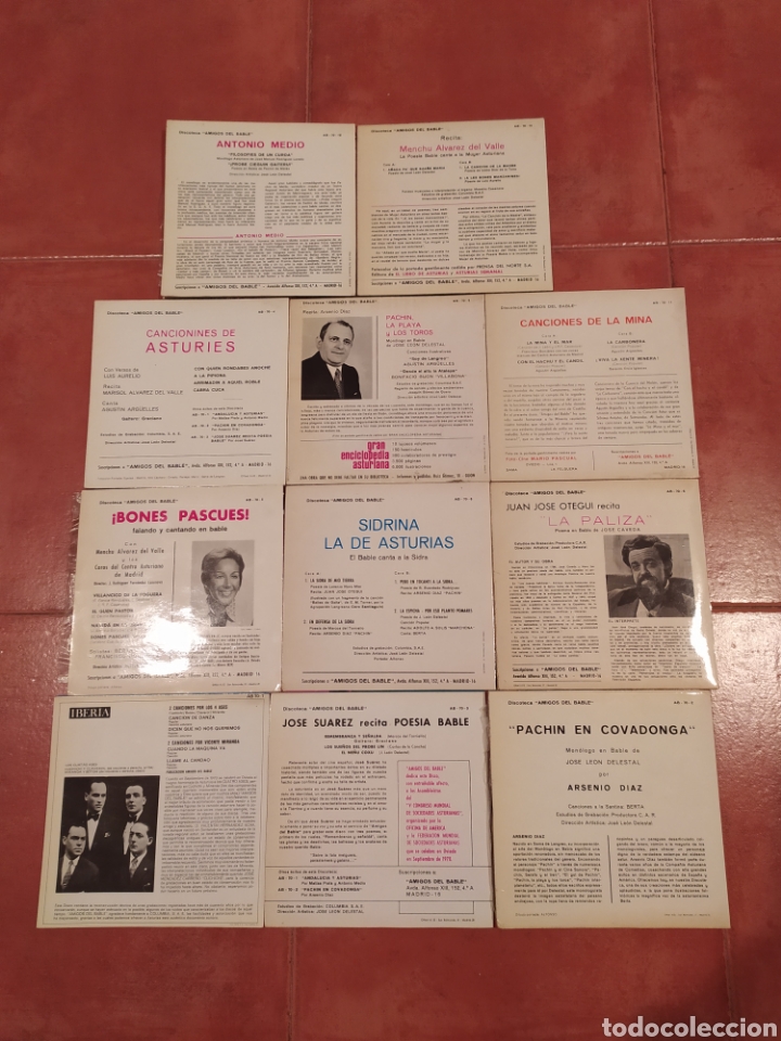 Discos de vinilo: Amigos del Bable. Menchu del Valle - Foto 5