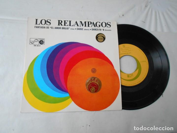 Discos de vinilo: vinilo single de los relampagos - Foto 1