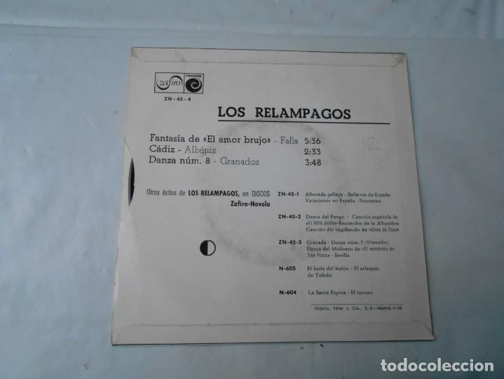 Discos de vinilo: vinilo single de los relampagos - Foto 2