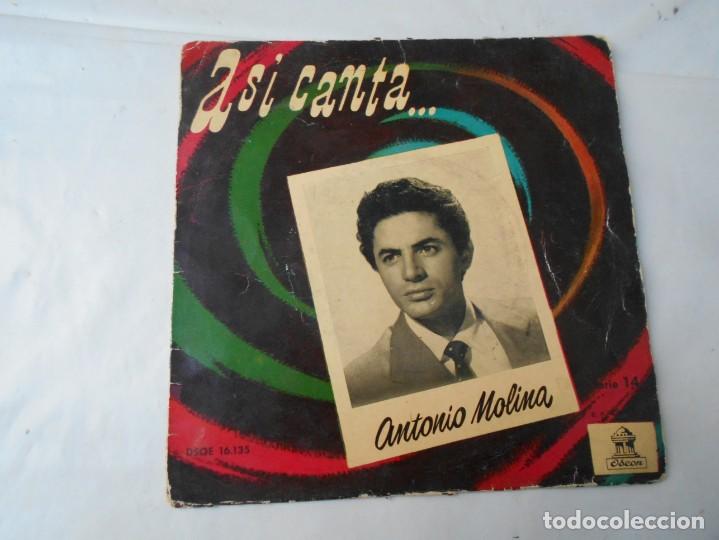 Discos de vinilo: vinilo single de antonio molina - Foto 1
