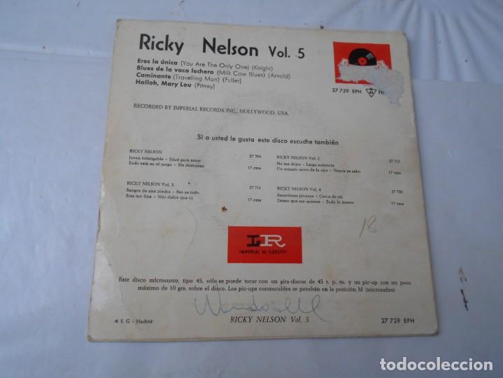 Discos de vinilo: vinilo single de ricky nelson - Foto 2