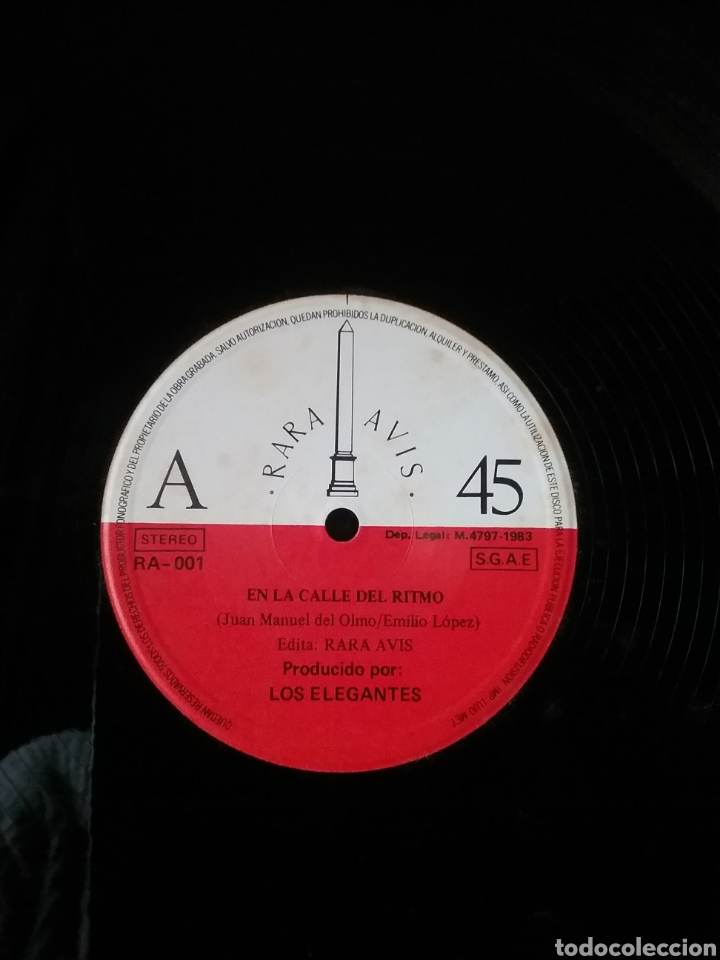 Discos de vinilo: LOS ELEGANTES 1993 RARA AVIS RECORDS - Foto 3