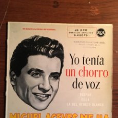 Discos de vinilo: EP 7” MIGUEL ACEVES MEJIA ”YO TENÍA UN CHORRO DE VOZ”, EDICIÓN ESPAÑOLA RCA 60S. Lote 234046460