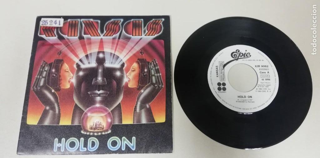 Discos de vinilo: Kansas - Hold On (7&rdquo;, Single) - Foto 1
